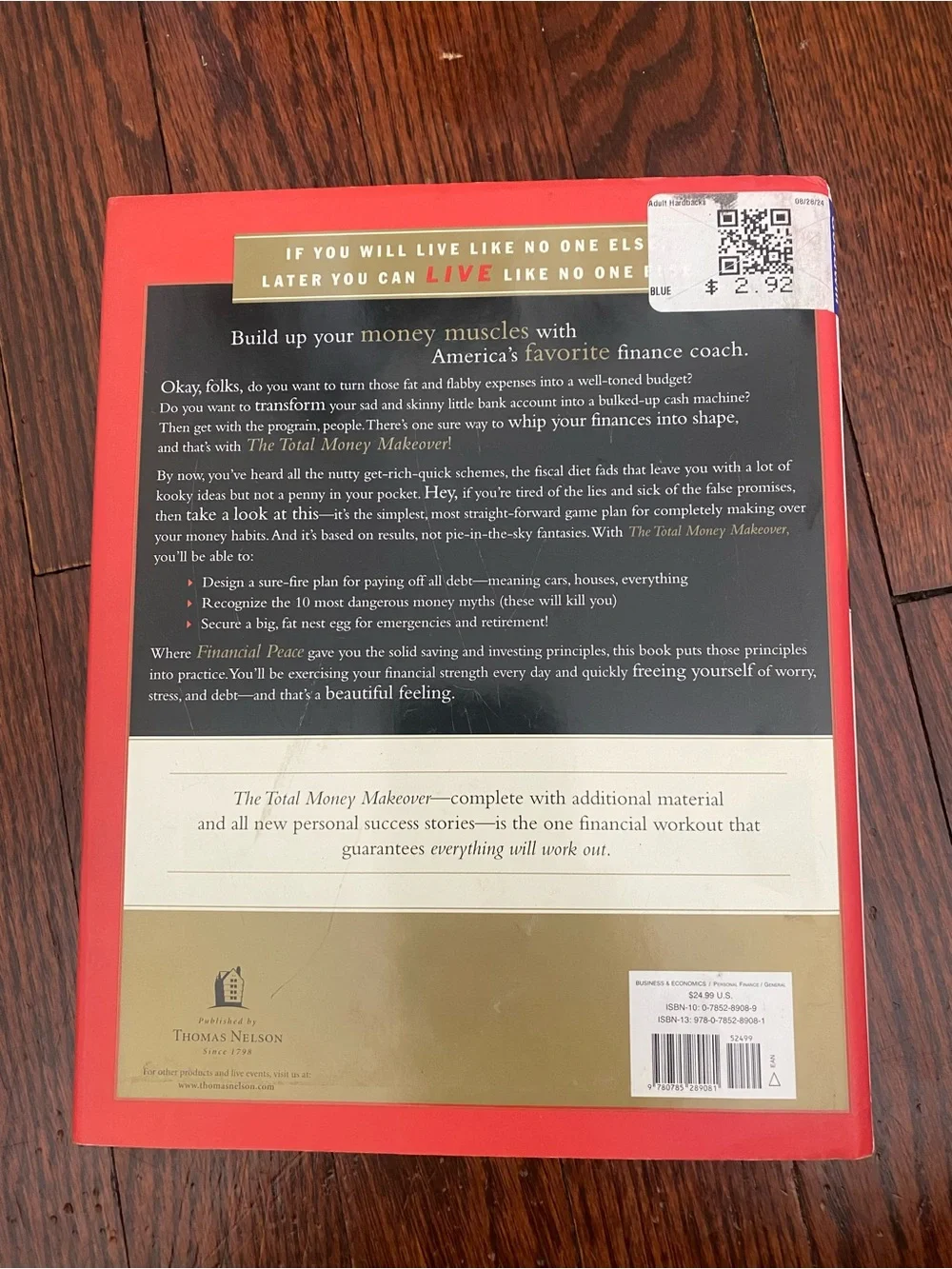 The Total Money Makeover by Dave Ramsey - Red/Black Cover